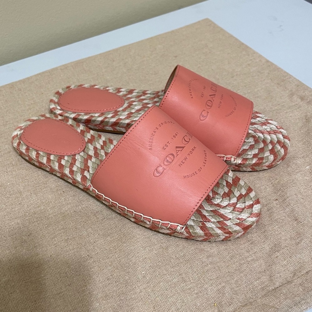 Coach Women's Coral Slide Sandals, Size 6.5